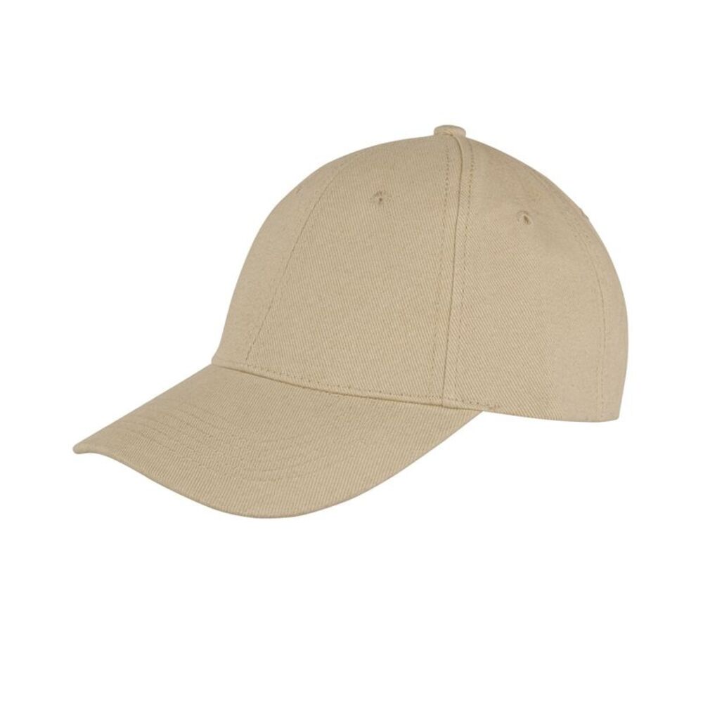 Result Unisex Core Memphis 6 Panel Baseball Cap (Pack of 2) / Khaki